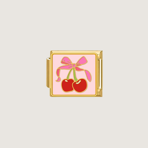 Cherry Knot Charm