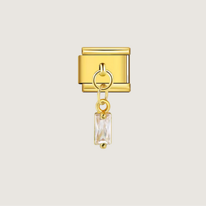 Charm de diamante lila