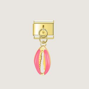 Charm Coquillage Dark Rose