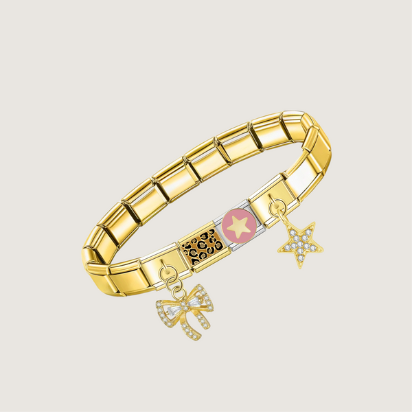 Bracelet Pink Léopard