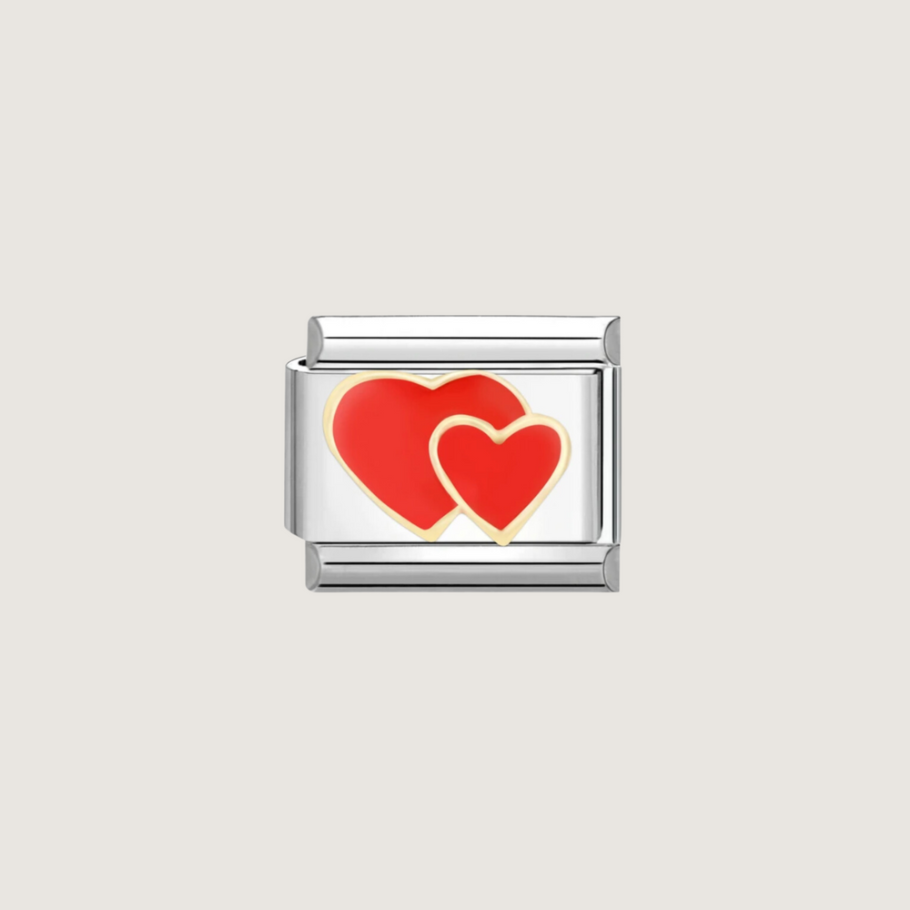 Charm Double Coeur