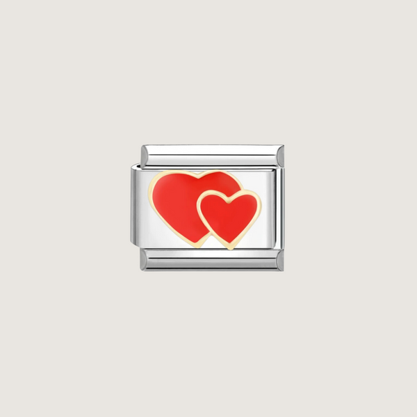 Charm Double Coeur