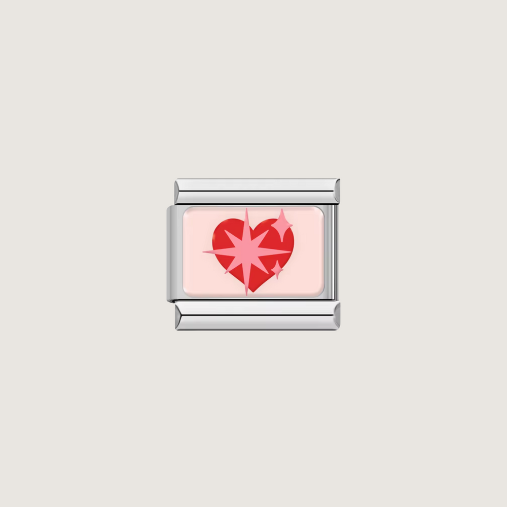 Charm Coeur Rose