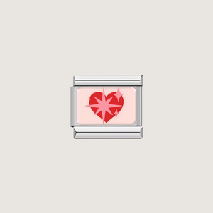 Charm Coeur Rose