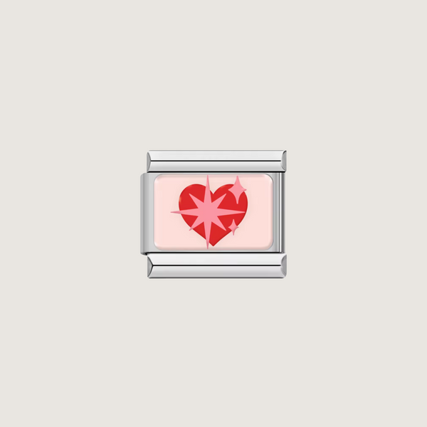 Charm Coeur Rose