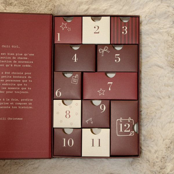 Calendrier de l'Avent 12 cases