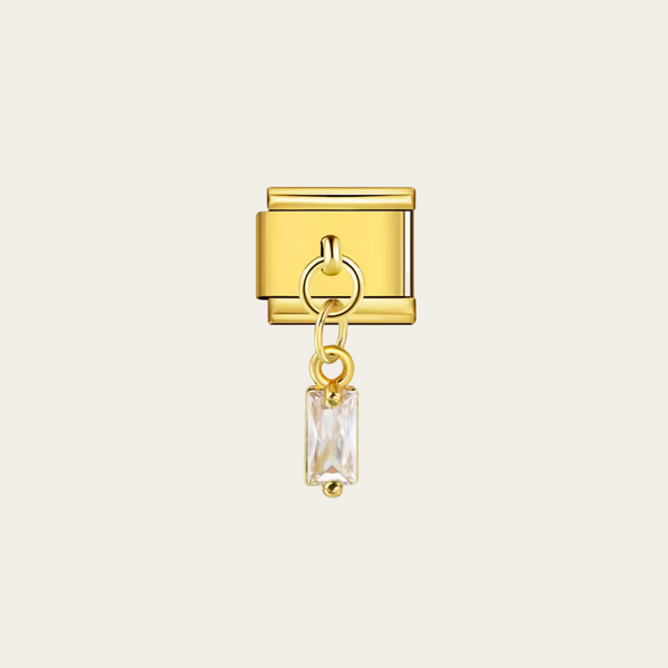 Charm de diamante lila