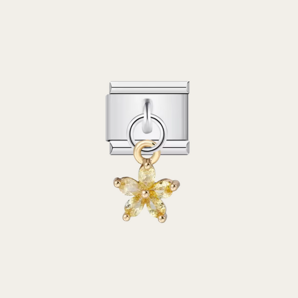 Charm de loto amarillo