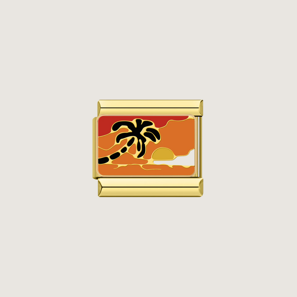 Gold Sun Charm