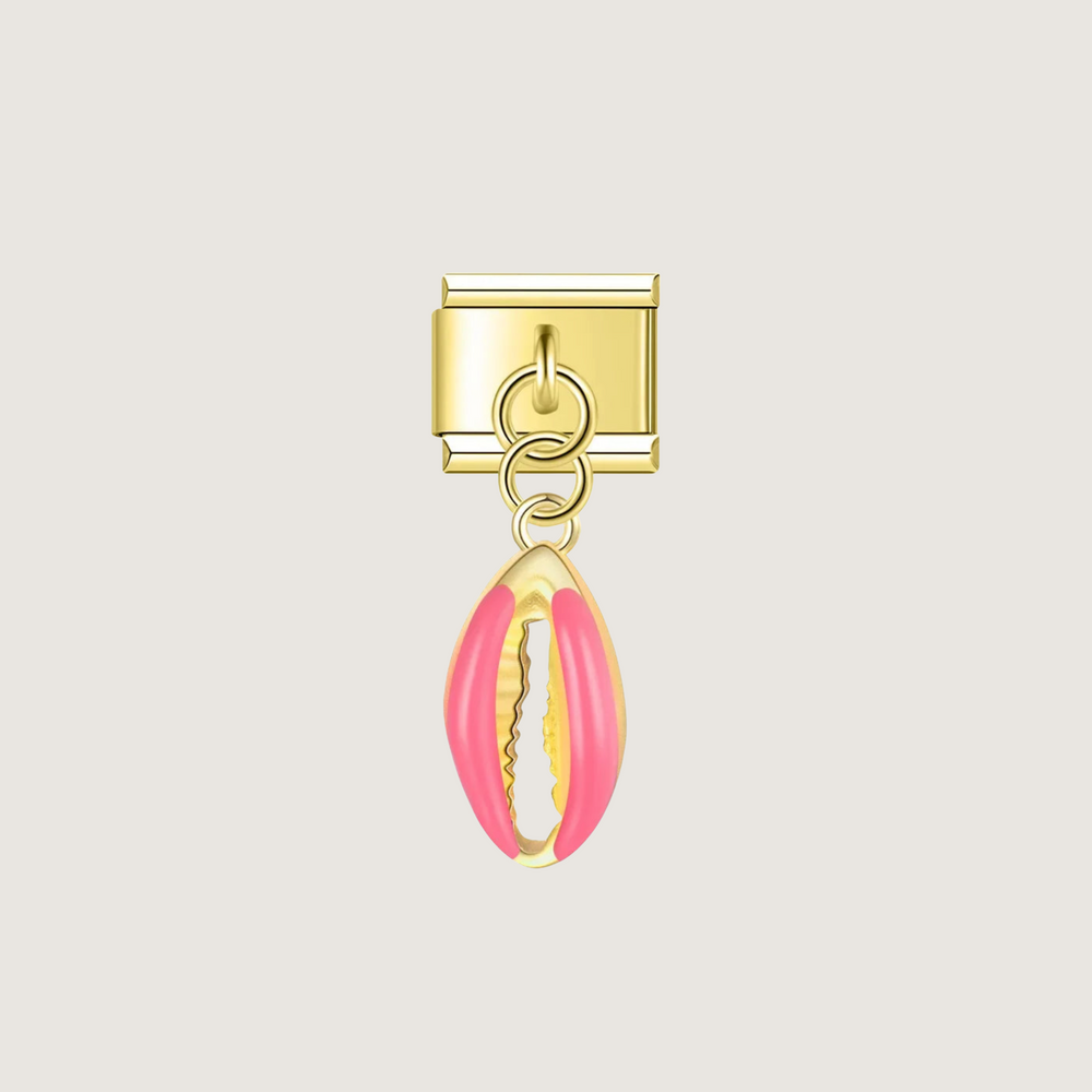 Charm Coquillage Dark Rose