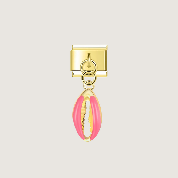 Charm Coquillage Dark Rose