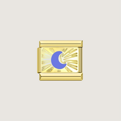 Charm de luna azul