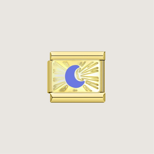 Charm de luna azul