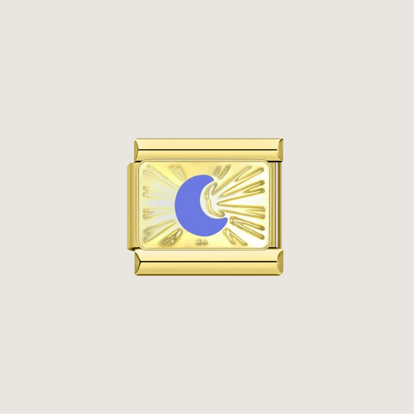 Charm de luna azul