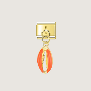 Charm Coquillage Orange