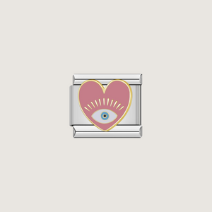 Charm Mauvais Oeil Rose